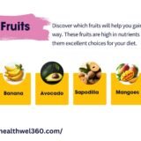 “Top Fruits for Weight Gain: Healthy Options to Boost Your Calories”
