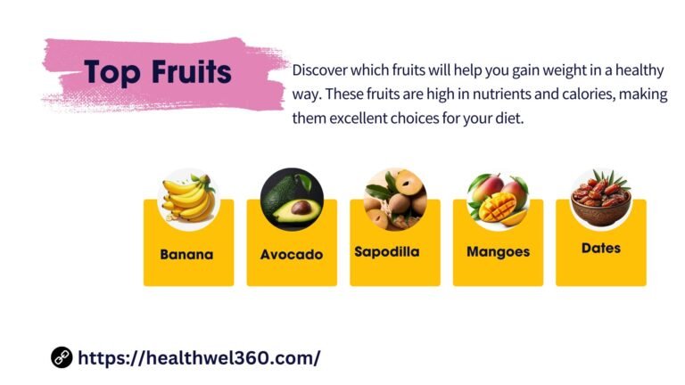 “Top Fruits for Weight Gain: Healthy Options to Boost Your Calories”