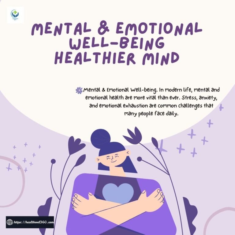 Mental & Emotional Well-being Healthier Mind