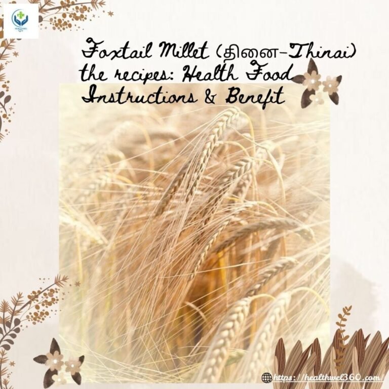 Foxtail Millet the recipes